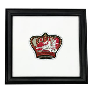 Vintage Hotel Del Coronado San Diego California Framed Luggage Label For Sale