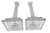 Vintage Crystal Glass Candlesticks With Twisted Column Design - A Pair For Sale In Birmingham - Image 6 of 12