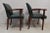 Set of Beech Mahogany Bridge Armchairs, 1940s For Sale - Image 16 of 18