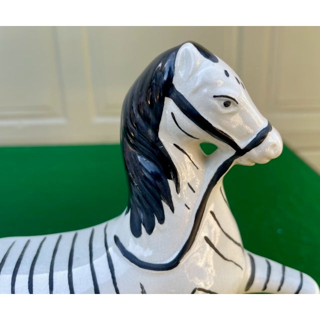 Late 19th Century Antique Staffordshire Zebras For Sale - Image 5 of 14