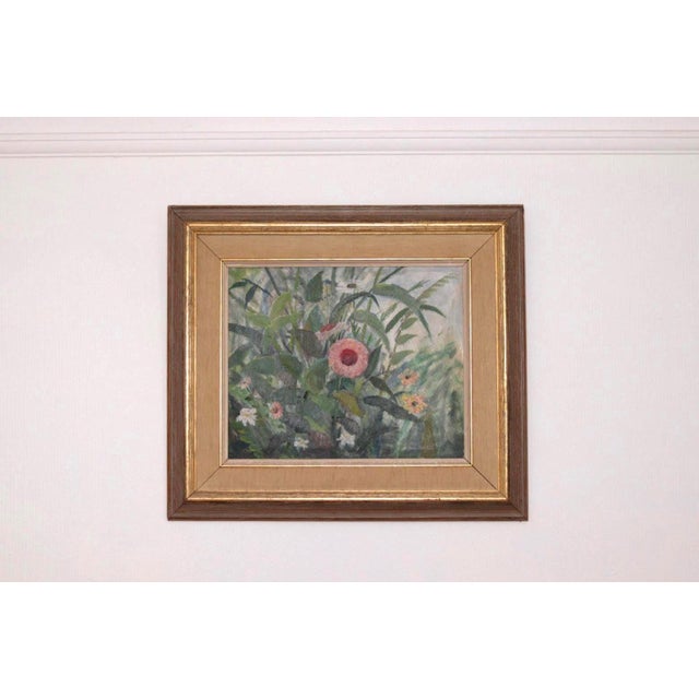 Lars Boethius, Flowers, 1960s, Oil on Panel, Framed For Sale - Image 15 of 15
