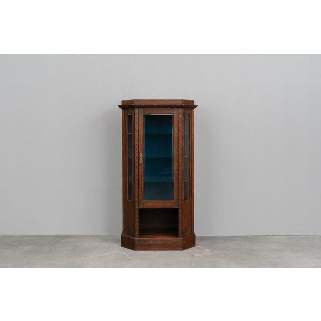 Object: Display Cabinet Period & Style: Art Nouveau - Early 20th Century Features: - Decorative and practical piece of...