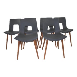 Mid 20th Century Nine Eighteen Chairs Designed by Fabio Di Bartolomei for Tonon - Set of 6 For Sale