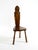 Mid-Century Modern Spanish Wooden Chair with Ornate Backrest, 1960s For Sale - Image 3 of 18