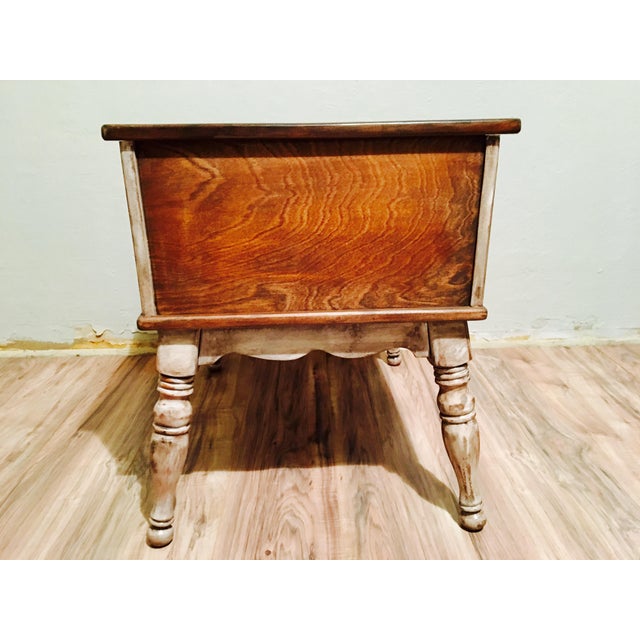 Farmhouse Rustic Side Table Chairish
