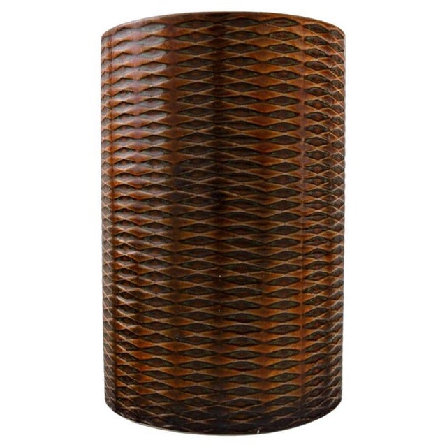 Ceramic Domino Vase attributed to Stig Lindberg for Gustavsberg, 1950s-1960s For Sale - Image 6 of 6