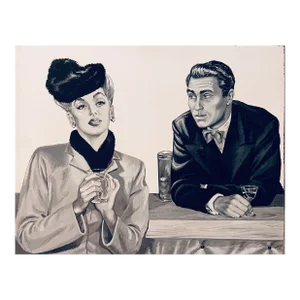 Illustration by Tony Trezza Giclee From Original , 1940s
