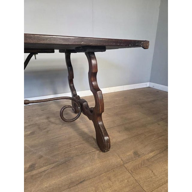 Antique Catalonian Oak Refectory Table For Sale - Image 4 of 5