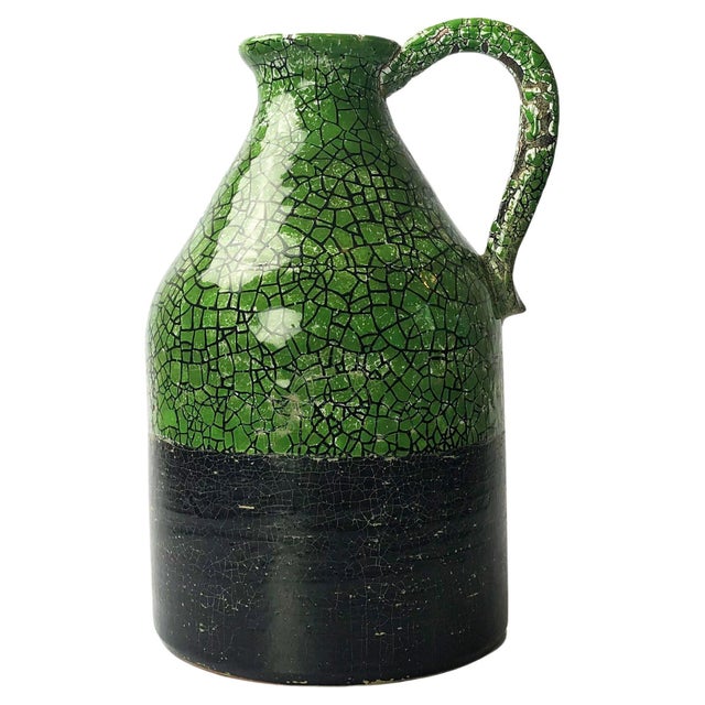 Rare Ceramic Jar in Crackle Glaze Technique For Sale - Image 13 of 17