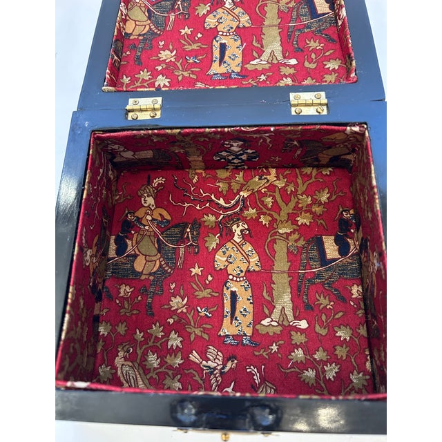 One of a Kind Hand Painted Decorative Box For Sale - Image 13 of 14