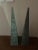 Art Deco Pair of 1980s Sculptured Marble Pillars For Sale - Image 3 of 5