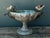 Late 20th Century Vintage Glazed Ceramic Floral Bird Urns - A Pair For Sale - Image 5 of 12