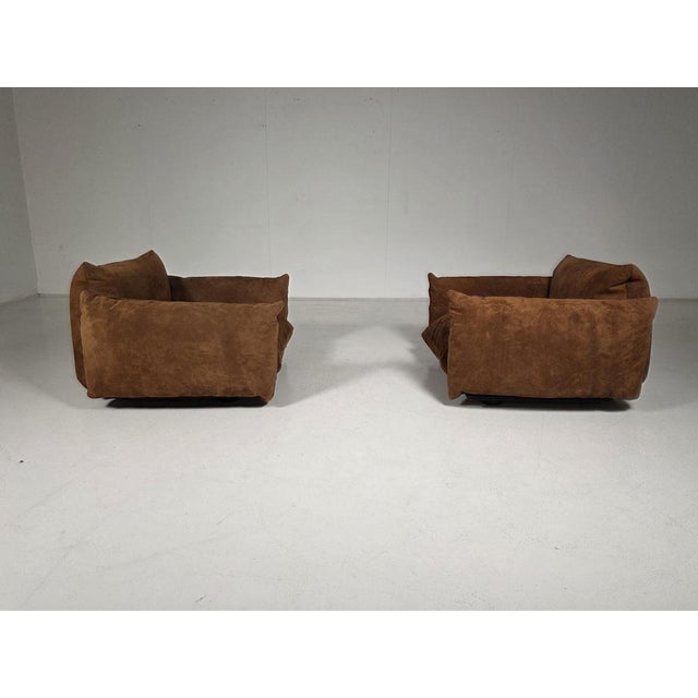 Marenco Lounge Chairs by Mario Marenco for Arflex, 1970s, Set of 2 For Sale - Image 3 of 9