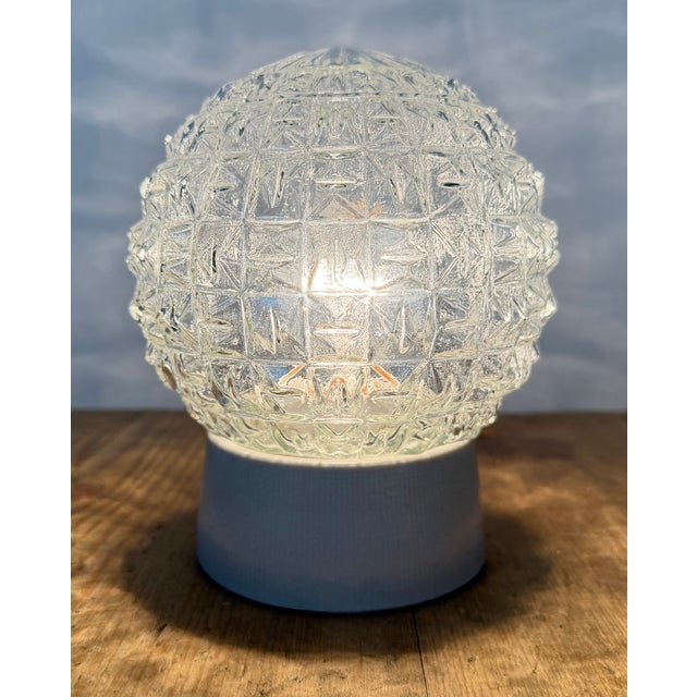 Vintage White Porcelain Ceiling Light, 1970s For Sale - Image 13 of 14