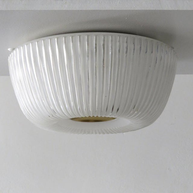 Metal German Flush Mount Light by Limburg, 1960 For Sale - Image 7 of 10