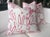 Not Yet Made - Made To Order Hunt Slonem "Bunny Hutch" in Pink & White 18" Pillow - Single For Sale - Image 5 of 6