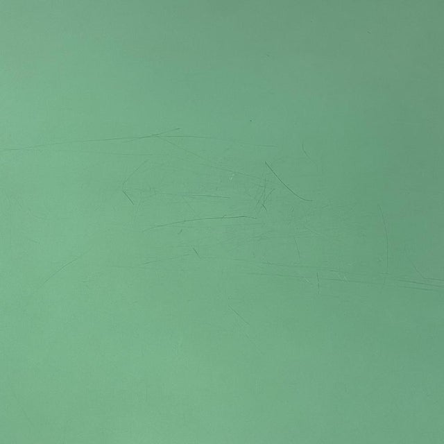 Mid-Century Modern Italian Dining Table in White and Aqua Green Wood, 1940s For Sale - Image 13 of 18