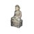 Chinese Distressed Brown Gray Stone Sitting Meditation Buddha Statue For Sale - Image 13 of 17