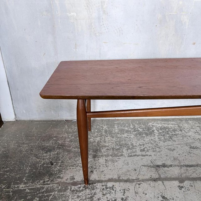 Wood Mid-Century American Modern Teak Coffee Table by Mersman, 1960s For Sale - Image 7 of 10