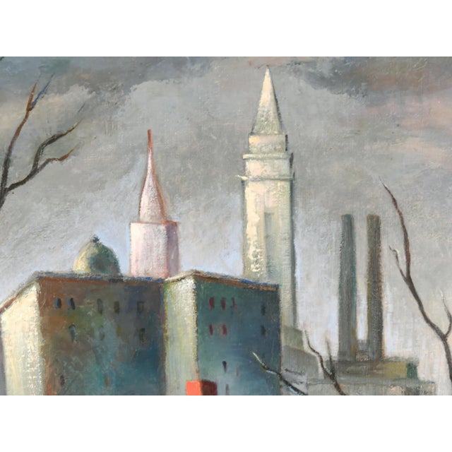 Modern 1940s Landscape Painting For Sale - Image 3 of 9