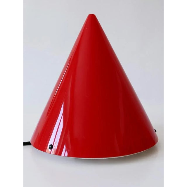 Plastic Acrylic Table Lamps or Cone Sconces by Verner Panton for Poly Thema, Set of 3 For Sale - Image 7 of 18