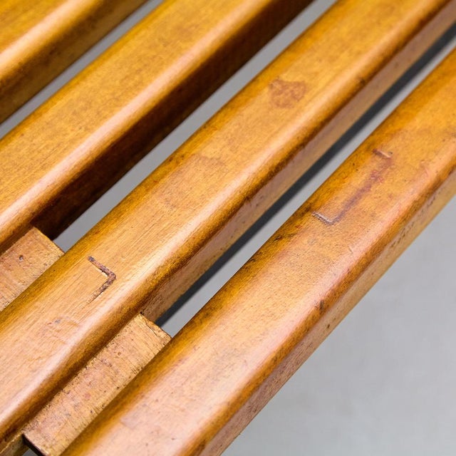 Vintage Cansado Bench by Charlotte Perriand, 1950 For Sale - Image 9 of 18