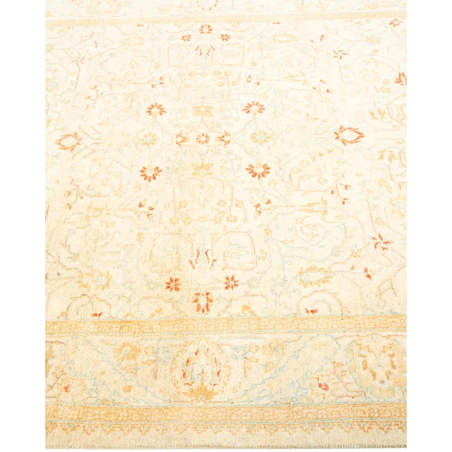 Solo Rugs Mogul, One-of-a-Kind Hand-Knotted Area Rug - Ivory, 4' 3" x 6' 3" For Sale - Image 4 of 8