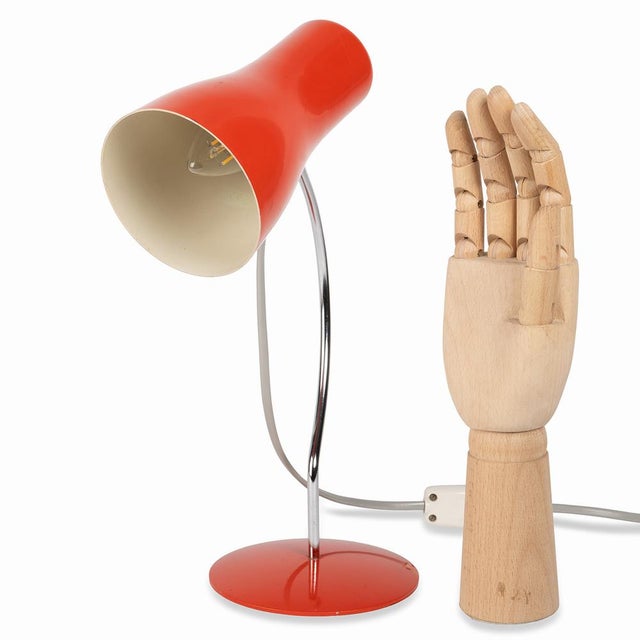 Vintage Metal Lamp from Napako, 1960s For Sale - Image 6 of 8