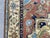 Blue Terracotta Persian Style Heriz Wool Rug With Blue Accents, 3'11" X 6'3" For Sale - Image 8 of 14