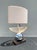 Vintage Postmodern Lucite and Chrome Lamp For Sale - Image 4 of 7