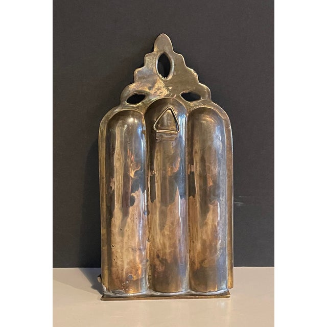 1970s 1970s Brass Candle Sconce For Sale - Image 5 of 5