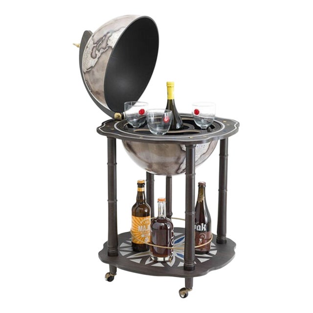 Lapis Globe Bar by Zoffoli Mappamondi For Sale