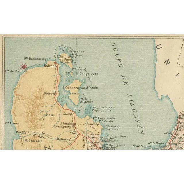 Central Luzon Topographic and Hydrographic Map of Observatorio in Manila, 1899 For Sale - Image 10 of 11
