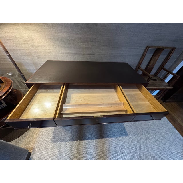 Brown Carlton Desk by Roman Thomas For Sale - Image 8 of 9