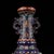 Chinese Monumental Vintage Chinese Cloisonné Enamel "Cranes & Bamboo" Vase - 3940g, 40cm For Sale - Image 3 of 9