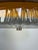 Space Age Pendant Lamp in Brushed Aluminium and Amber Pressed Glass, 1970s For Sale - Image 4 of 12