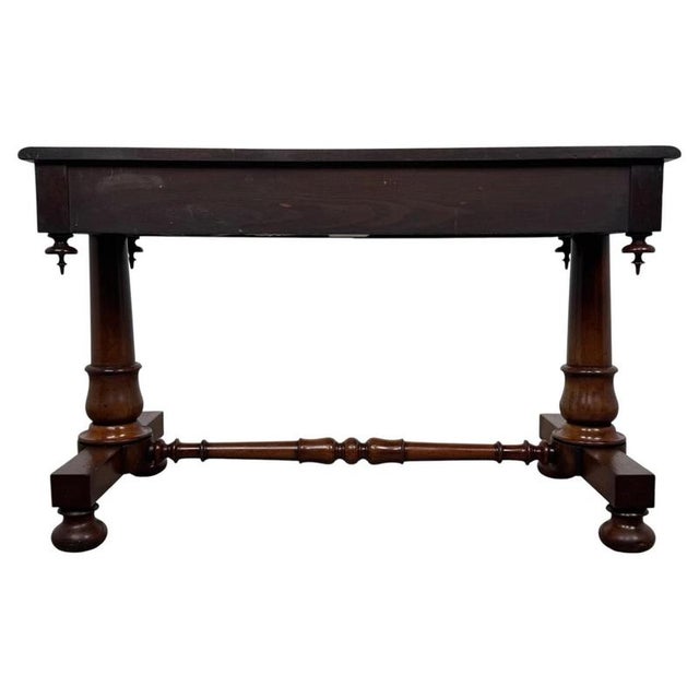 Wood 19th Century English Mahogany Side Table For Sale - Image 7 of 11