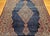 Vintage Kashan Rug, Hand-Knotted Wool, Open Field Pattern, Navy & Ivory, 3x5 For Sale - Image 10 of 16
