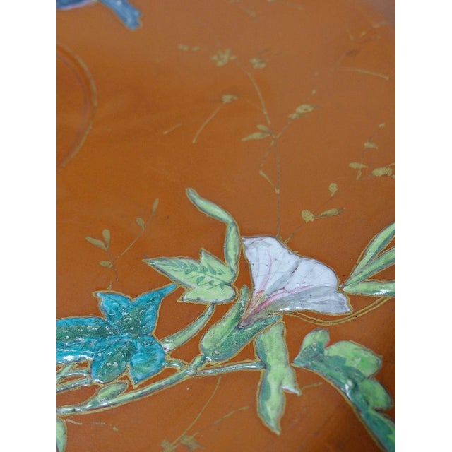 Large Antique Japanese Clay Dish, 1890s For Sale - Image 13 of 16