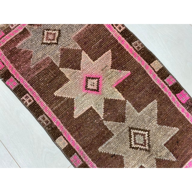 Vintage Anatolian Kurdish Small Rug For Sale - Image 4 of 5