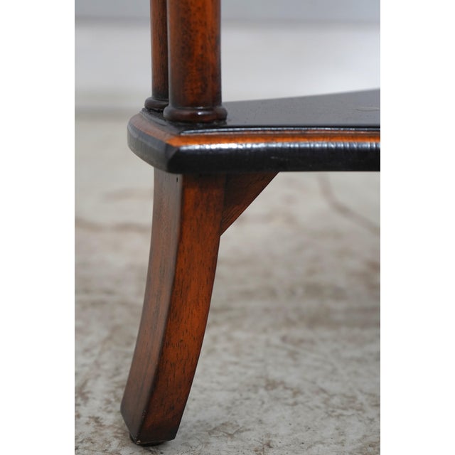 Theodore Alexander Faux Bamboo Chinoiserie End Table For Sale - Image 13 of 14