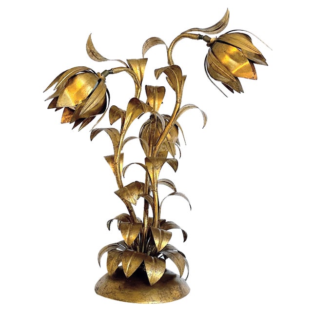 Hollywood Regency Florentine Table Lamp For Sale