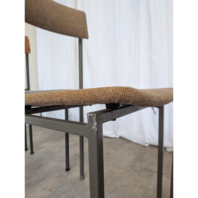 Vintage Industrial Dining Chairs from Stool Kamnik, 1970s, Set of 4 For Sale - Image 10 of 18