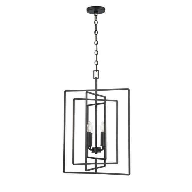 The impressive scale of the Dalton Chandelier is accentuated by its vertical rectangular form. At 27 inches tall, this...