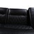 Animal Skin Michelle Leather Chrome Two-Seater Black Manual Function Sofa from Stressless For Sale - Image 7 of 14