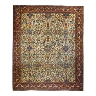 Antique Persian Farahan Sarouk Rug 11’0" X 13’0" For Sale
