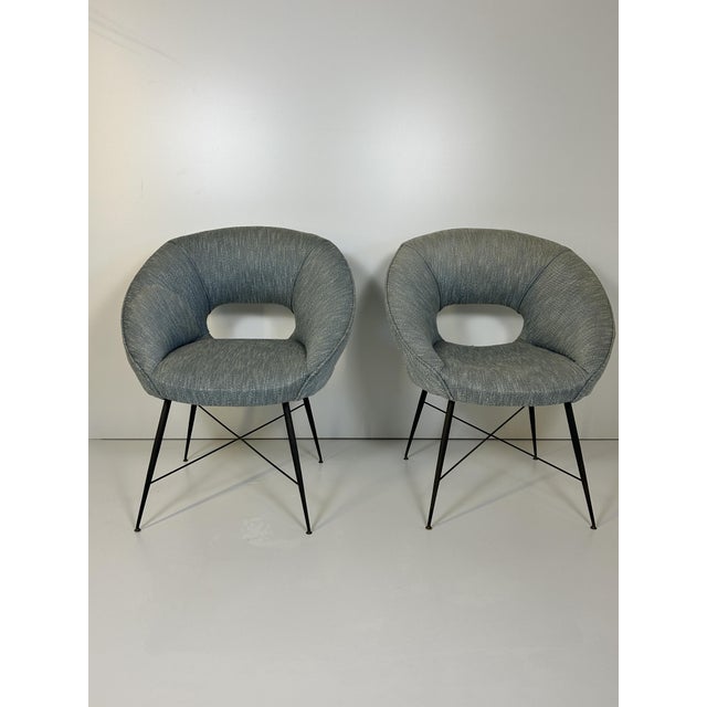 Vintage Chairs by Silvio Cavatorta, 1950s, Set of 2 For Sale - Image 11 of 11