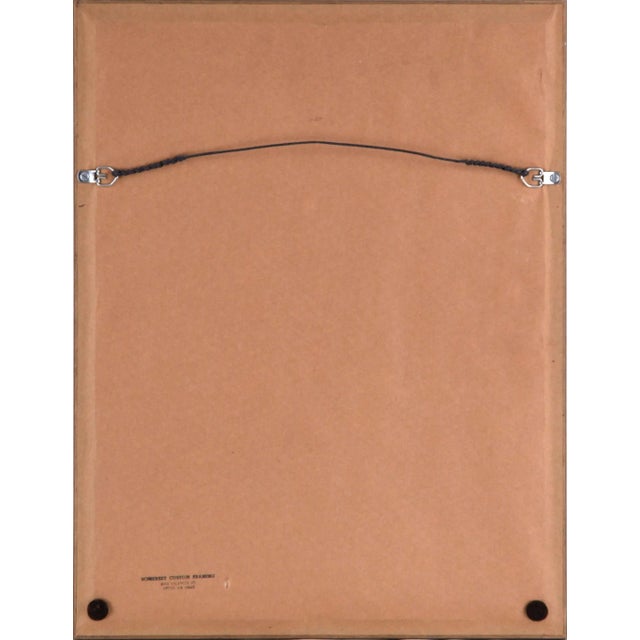 Brown "Children's Park" Landscape Etching, Artist's Proof For Sale - Image 8 of 8