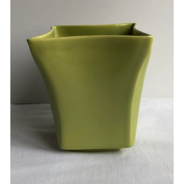 Avocado Mid 20th Century Green Pottery Collection - Set of 4 For Sale - Image 8 of 13