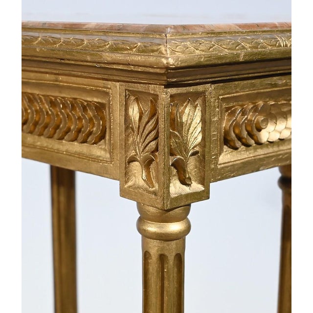Small Louis XVI Living Room Table, 1909s For Sale - Image 11 of 18